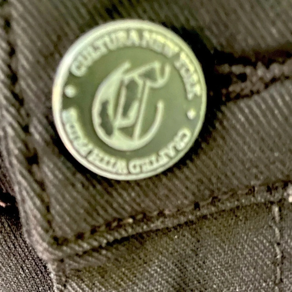 Cultura New York mens black jeans with a little stretch 36/30 & classic 5 pocket - Picture 4 of 8